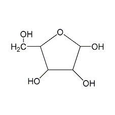 d(-)-核糖結(jié)構(gòu)式